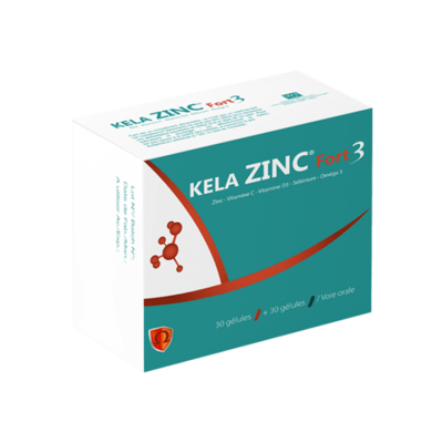 PharmaClic.tn - KELA ZINC FORT 3 B/60 (ZINC+OMEGA3) - Parapharmacie Meilleur Prix Tunisie