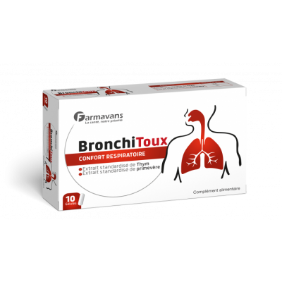 PharmaClic.tn - FARMAVANS BRONCHITOUX BTE 10 - Parapharmacie Meilleur Prix Tunisie