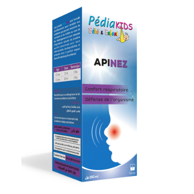 PharmaClic.tn - PEDIAKIDS APINEZ 150ML - Parapharmacie Meilleur Prix Tunisie
