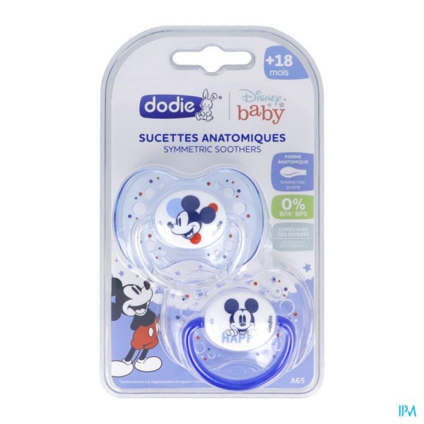 DODIE SUCETTE ANATO+18MOIS MICKEY A65