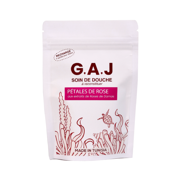 G.A.J SOIN DE DOUCHE PETALES DE ROSE 40G